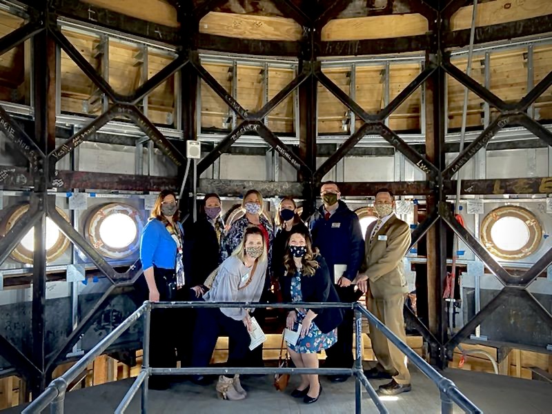 WYOEducation's tweet photo. The WDE’s Level Up Leadership Program seeks to elevate Wyoming’s education professionals by providing leadership development. On Wednesday, Level Up members a chance to tour the historic Wyoming Capitol dome, as well as experience the legislative session. https://t.co/jztFm3s8hH https://t.co/aRTbNvQ6vO