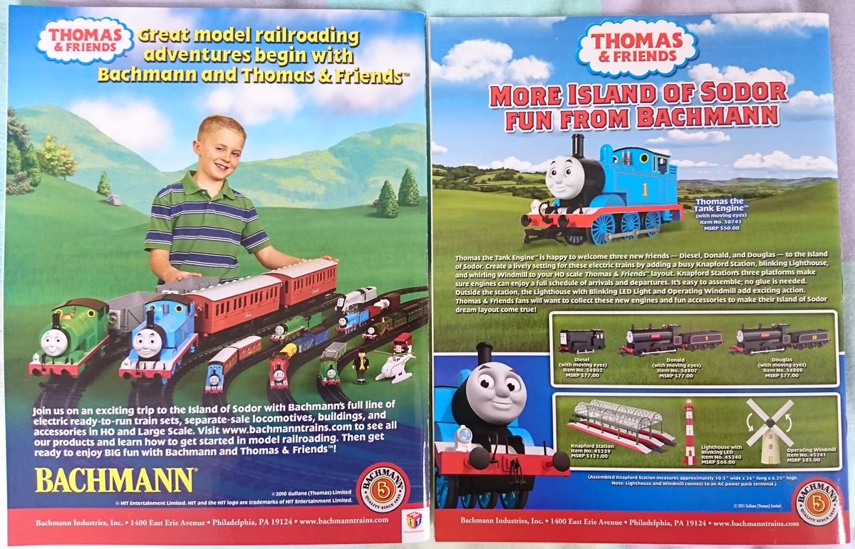 Anyone remember Trains 4 Kids? A really short-lived magazine line that made, as far as I know, two issues. Included a couple of sweet Bachmann Thom ads at the back cover!