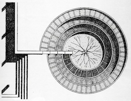 alejandrocsome's tweet photo. "El Espiral", FAU-UNLP, 94-95, La Plata.  De Saravi, Garcia, Delpino.

Se buscaba juntar a las nuevas generaciones sobre esa espiral del horror, aspirando a un futuro, un objetivo, lleno y centrado en la vida. https://t.co/TuHSuwJVI6