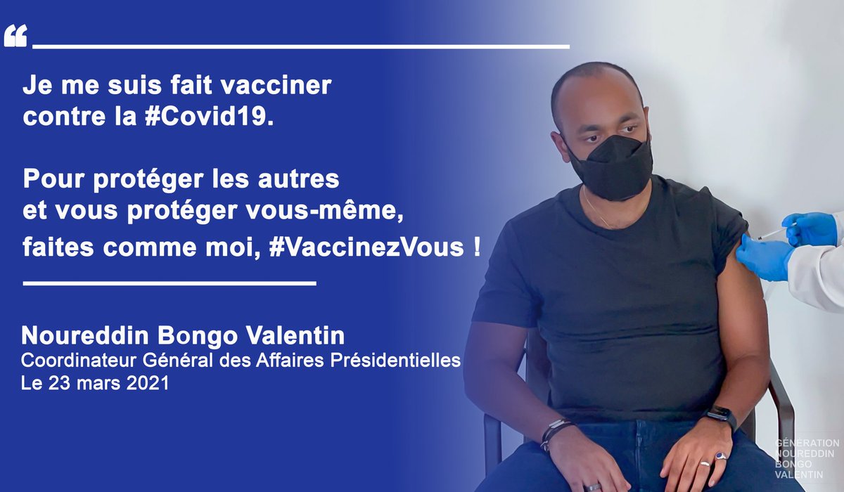 BongoValentin's tweet photo. #VaccinezVous ! 
#Gabon #StopCovid19 #ChangeonsEnsemble https://t.co/ib5ggZlHvl