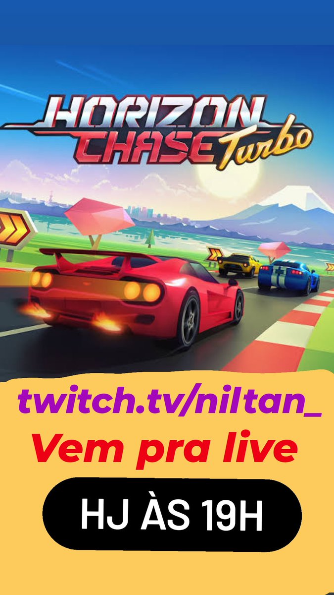 Niltanb's tweet photo. Hj tem live rumo ao ouro às 19h #horizonchaseturbo #PS4live #gameind #twitch #TwitchStreamers https://t.co/QmBybHJONm https://t.co/WdxWFwwD63