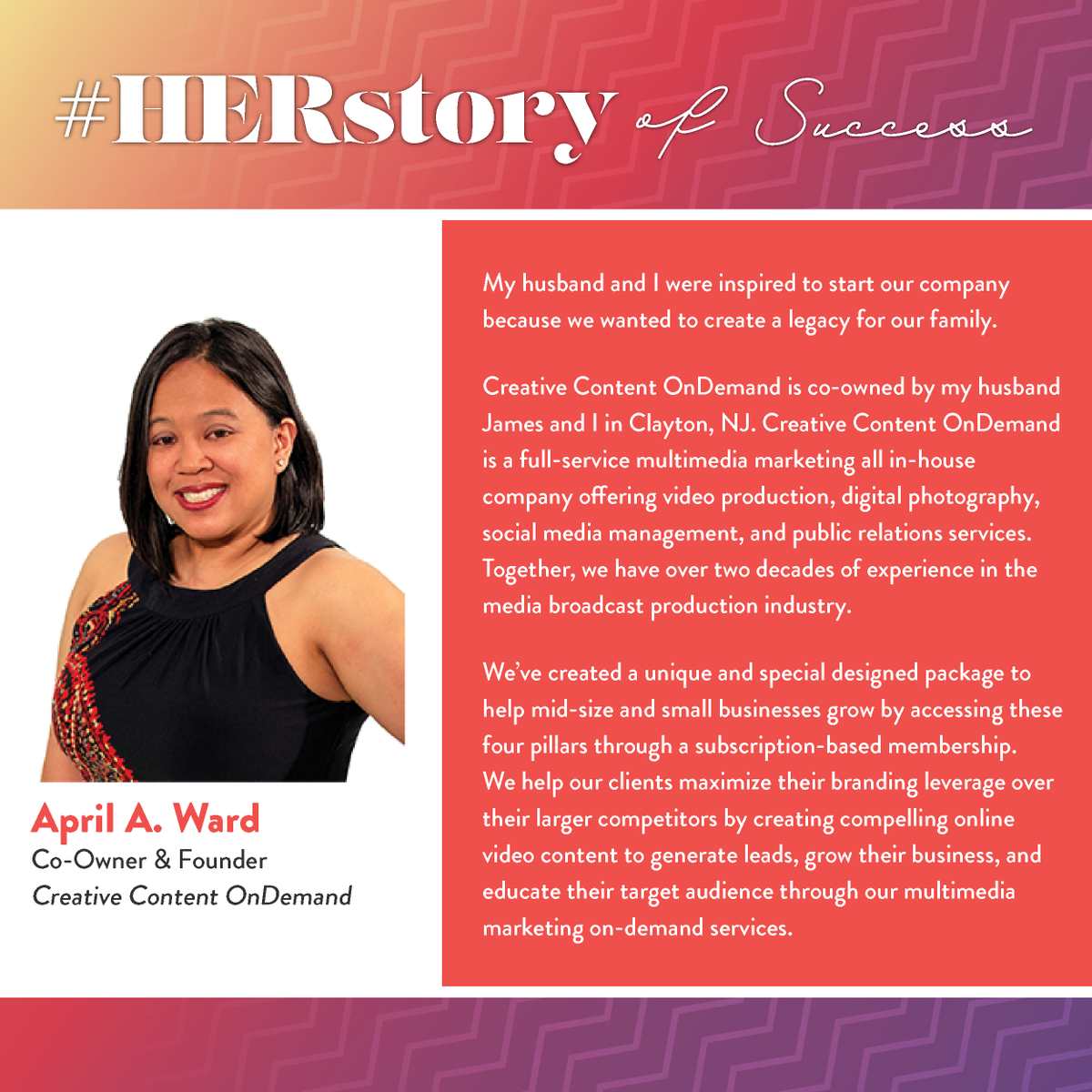 CCSNJ's tweet photo. Read what inspired our members to start or join their businesses:
Liz Thomas from @ThomasBoydPR , April A. Ward from @weareccod, Karen Primak from @IPAKNJ
Read more stories at: https://t.co/9zKRKNDCKf
--
#CCSNJHERstoryofSuccess #HERstory #WomensHistoryMonth https://t.co/CUVfm0r7gn