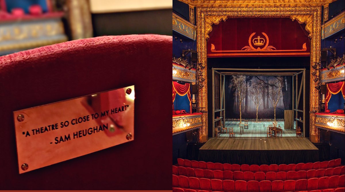 SaveASeatForSam's tweet image. So delighted to finally share this with everyone! As a thank you to all of you for #SaveASeatForSam Fundraiser and a special thank you to @SamHeughan, the @lyceumtheatre has dedicated a theatre seat in Sam’s honour.

There will always be a Seat Saved For Sam at The Lyceum.