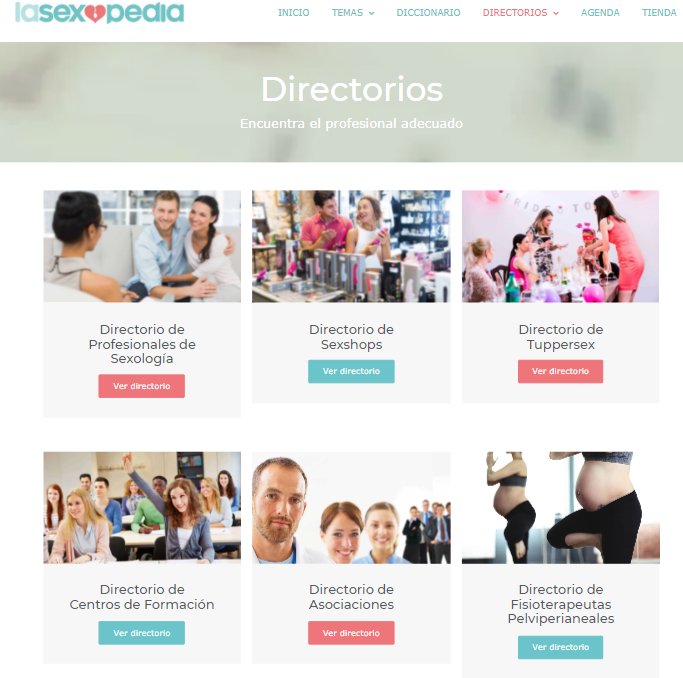lasexopedia_com's tweet photo. ¿Conoces nuestros directorios de profesionales? Si encuentras el profesional que necesitas en La Sexopedia, tienes la garantía de que cuenta con unos requisitos mínimos de formación y legalidad.
#Tuppersex #Sexología #TerapiaDePareja #sexshop #tiendaerotica #fisiopelvica https://t.co/SykZKfR61K