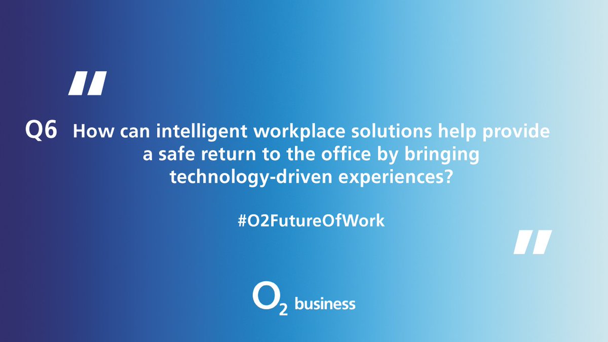 o2businessuk's tweet photo. How can intelligent workplace solutions help provide a safe return to the office by bringing technology-driven experiences? https://t.co/q1JZaIpZM8