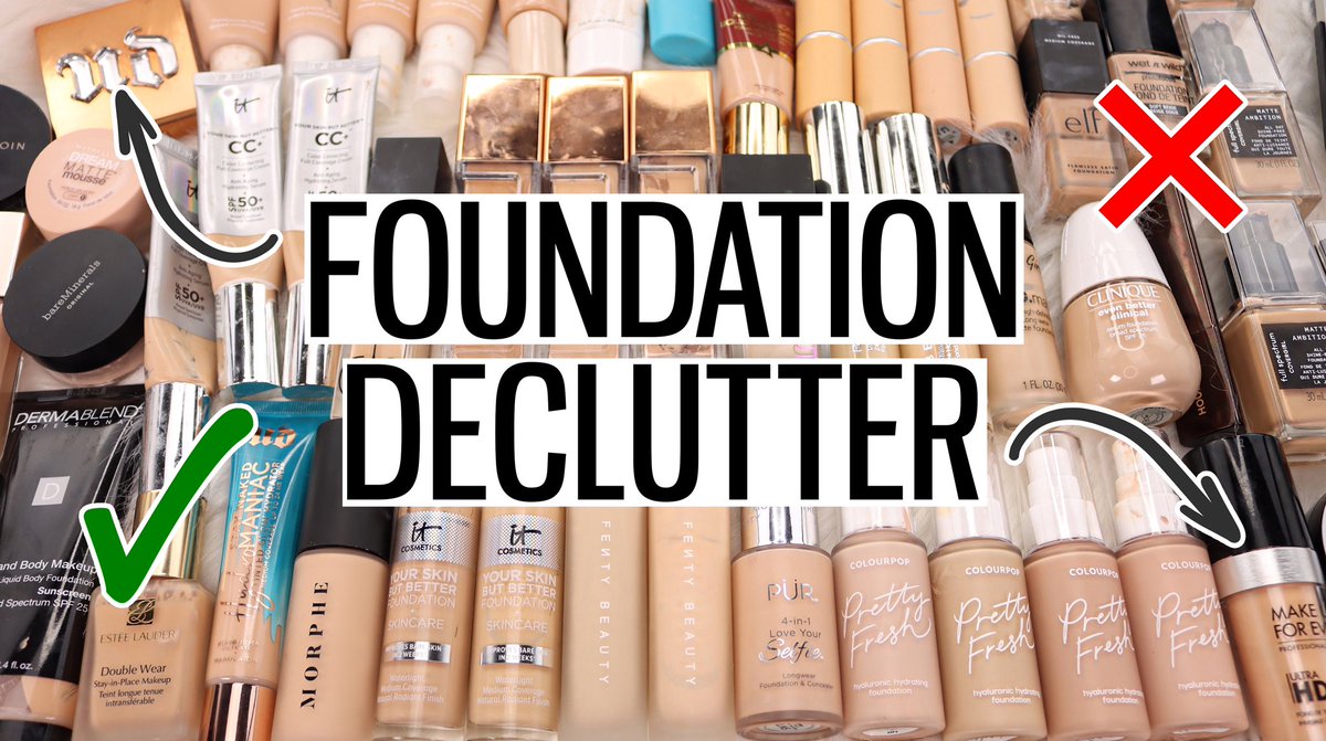 melindafenves's tweet photo. HUGE FOUNDATION COLLECTION DECLUTTER 2021 π± GETTING RID OF MY MAKEUP!
Watch Here π https://t.co/DabO25t7Wc
#foundationdeclutter #makeupdeclutter #makeupdeclutter2021 #declutter https://t.co/RpjQKDq7Nx