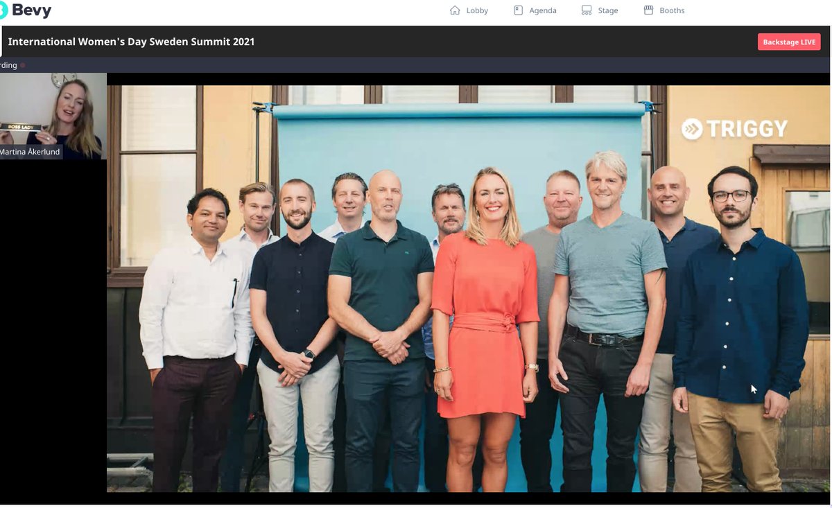 MagentaCodes's tweet photo. 💕Martina Åkerlund is the CEO of Swedish sports tech company Triggy. She has 20 years of experience from the banking and finance industry.
Fantastic presentation!!👩‍💻Thanks!💜
#morewomenintech #morewomenindata #levelup @MagentaCodes @MagentaCodes @WomenTechmakers https://t.co/dO4p3q1AQu