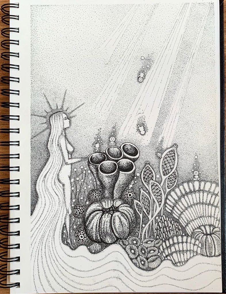 TruptyS's tweet photo. Reclamation 2.0.
#art #dotwork #dotworknow #blackworknow #blackwork #illustration #stippling #illustration #blackworkers #truptysomaiah https://t.co/UpxpMjAEOJ https://t.co/U16EF1NQQv