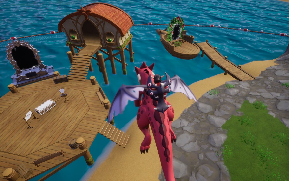 Chimeric_Arts's tweet photo. Dragon Port is coming soon to Core! Follow on Twitter or come join our discord to hear more about our new dragon riding, crafting, decorating game :) https://t.co/X729WZWy77 https://t.co/pYTnOCuP5B