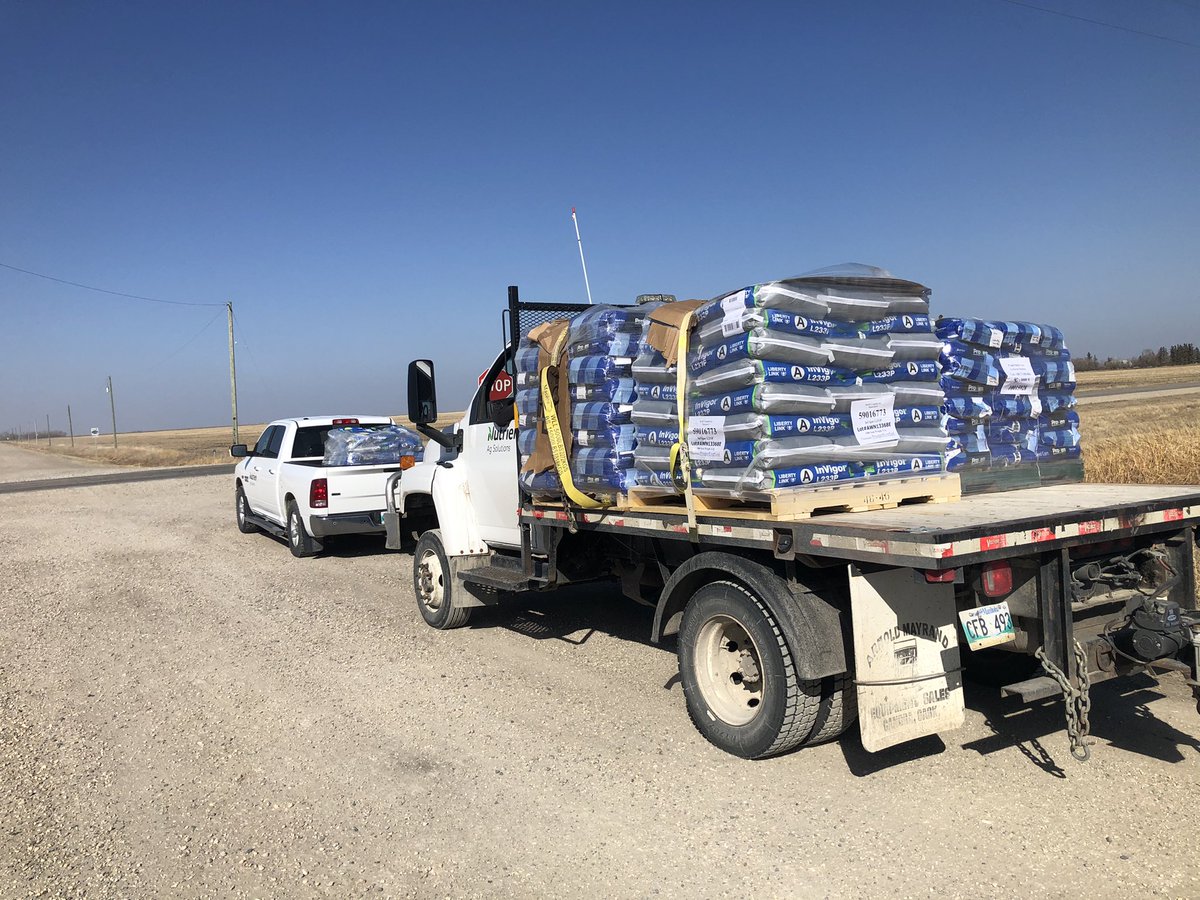 Getting the itch to go seeding, and delivering some corn and canola is only making the itch worse
