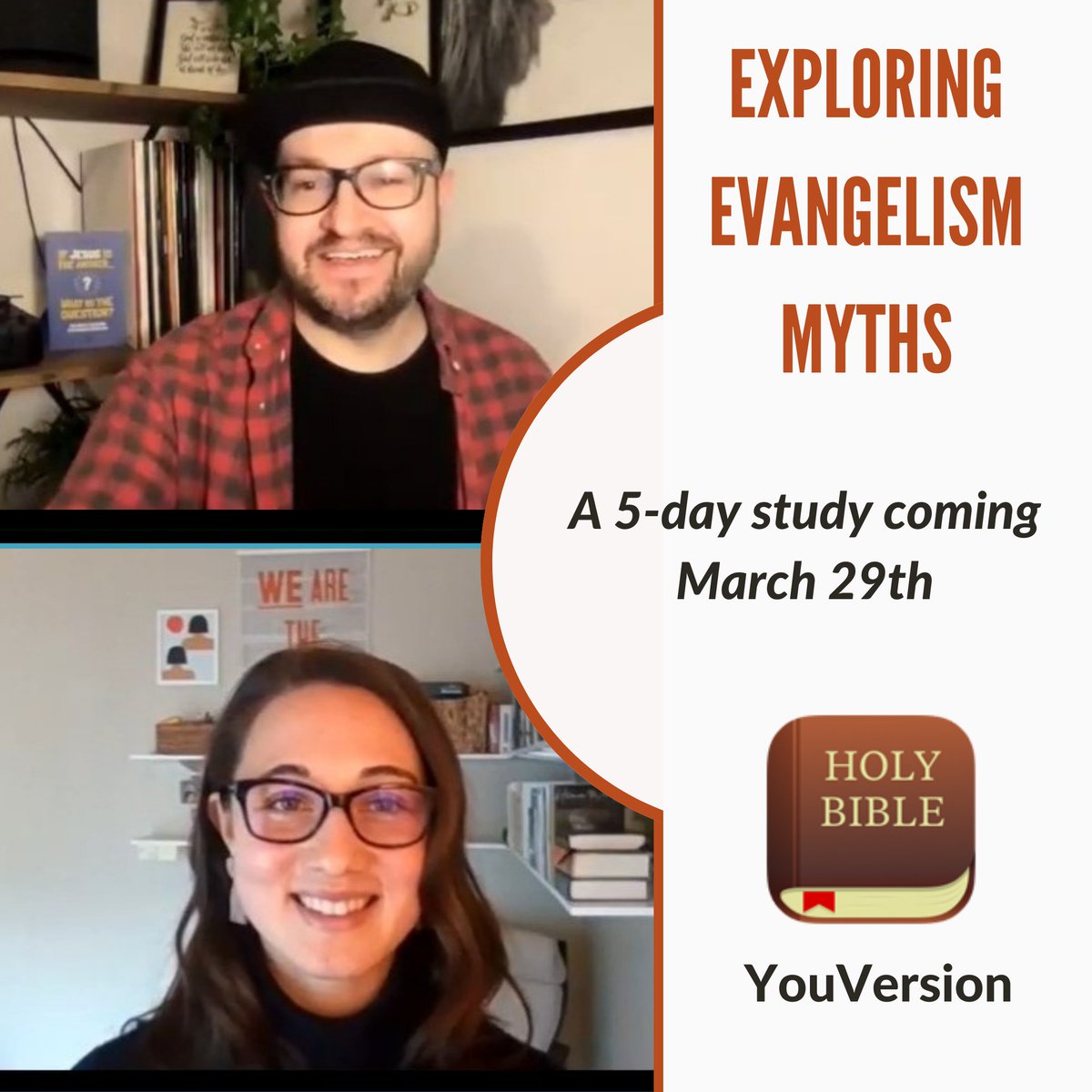 CGM_Palau's tweet photo. 5 days away from the release of our 5-day study coming out on March 29th for Exploring Evangelism Myths! https://t.co/rvFULWV311