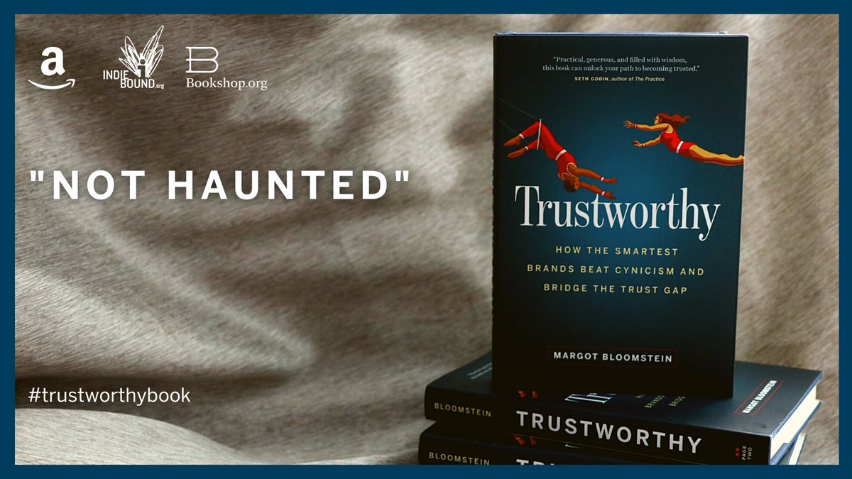Not Haunted Trustworthy promo card