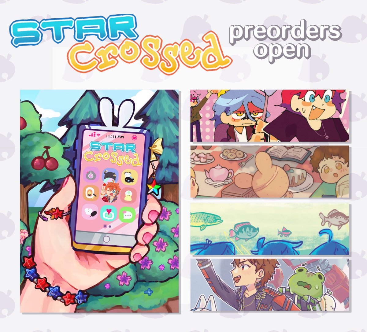 ENSTcrossing's tweet photo. ‼️PREORDERS CLOSE ON APRIL 1st‼️

If you want the zine along with the merch shown (⭐️some of merch is previewed here for the first time⭐️) then make sure you get in your preorder before it's too late!

https://t.co/6JD0SWHqv4

@EnstarsGoods @ansuta_sells https://t.co/hTE84I3uQ2