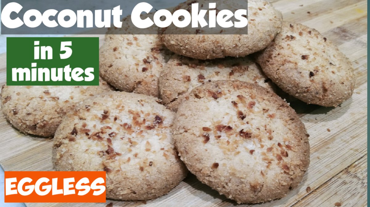 bakecookpassion's tweet photo. Coconut biscuits... Eggless Cookies 👇https://t.co/00axmZ3Ugh
#Subscribe #SmallStreamerCommunity #roadto1k https://t.co/YY9vC6e1Us