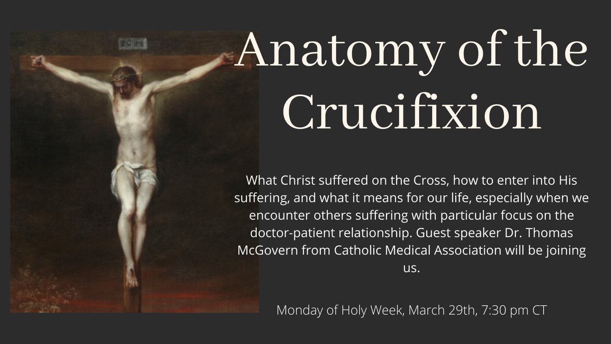 IowaRossi's tweet photo. The Catholic Medical Association club at University of St. Thomas has an exciting event coming up this Monday at 7:30 pm with Dr. Thomas McGovern. Click the link below to join the meeting on Monday, no registration required!

https://t.co/knPCXQJwBB https://t.co/IJFk60Xnuo