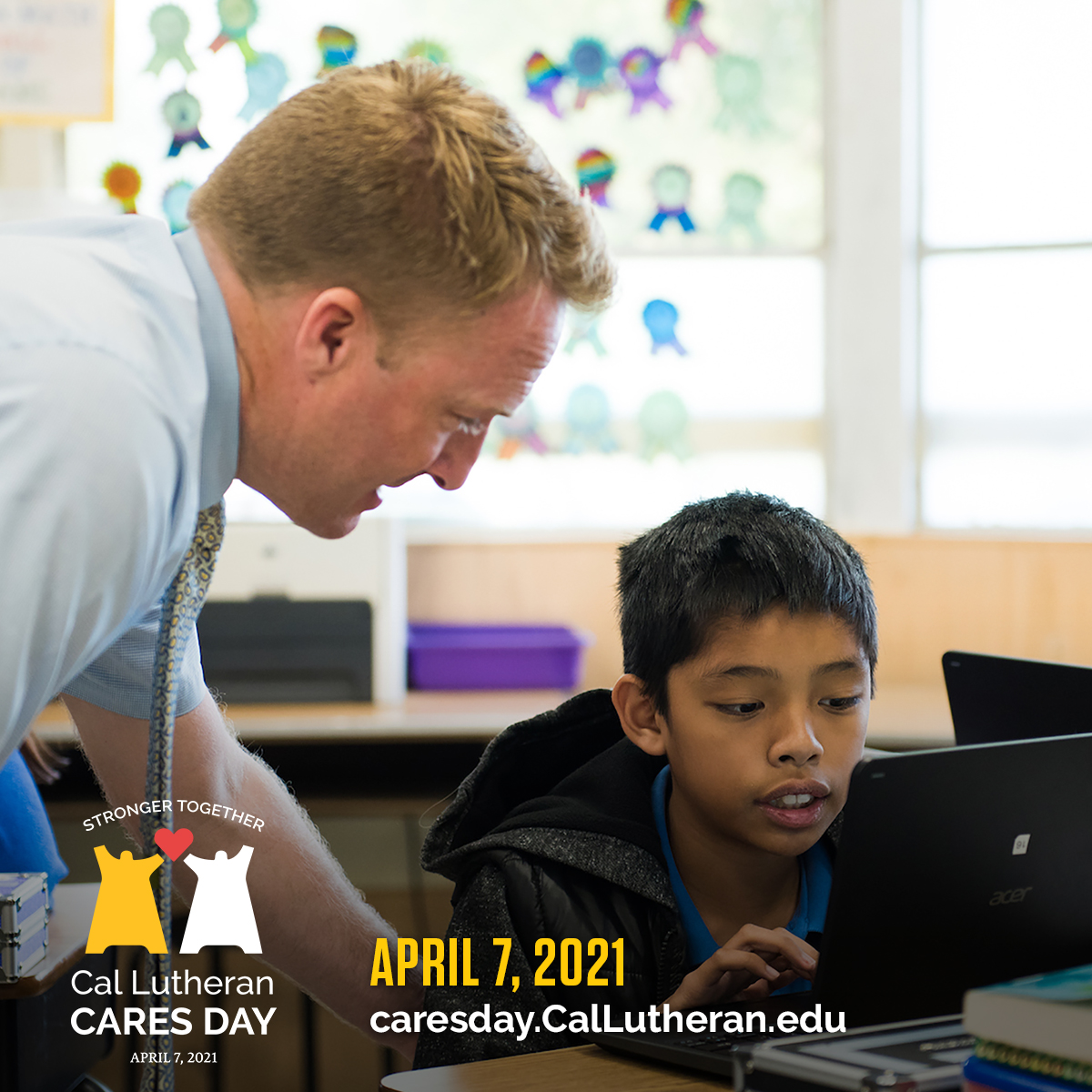 CLU_GSOE's tweet photo. Cal Lutheran Cares Day | Wed. Apr. 7: Tell us about you or someone that did something for you that made your day or made you say βI canβ¦β because we are stronger together. https://t.co/uBhX7OBqyK @CalLutheran @CLUAlumni #CLUFaculty #CLUAlumni #CLUTeach #CalLutheranCares https://t.co/9dIyZCDlkQ