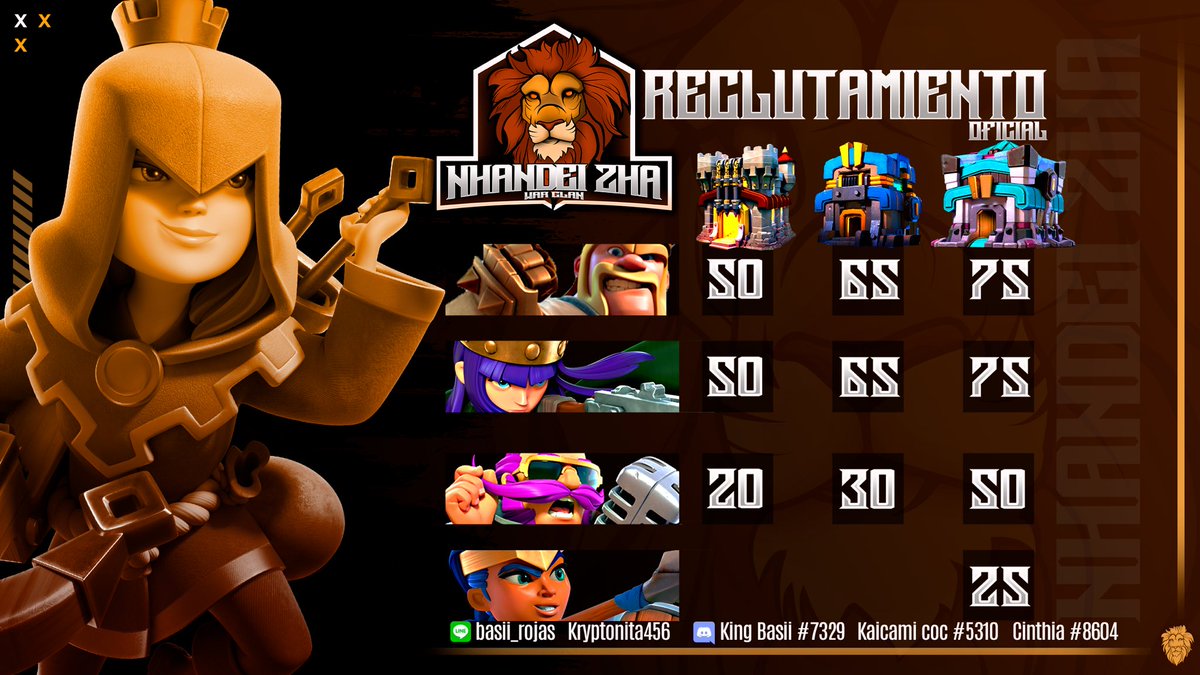 Andamos reclutando para el mundo competitivo Elite y Mixto , si te gusta todo eso es una oportunidad de formar parte de esta gran familia ‼️Contáctanos por line, discord o al dm de aquí