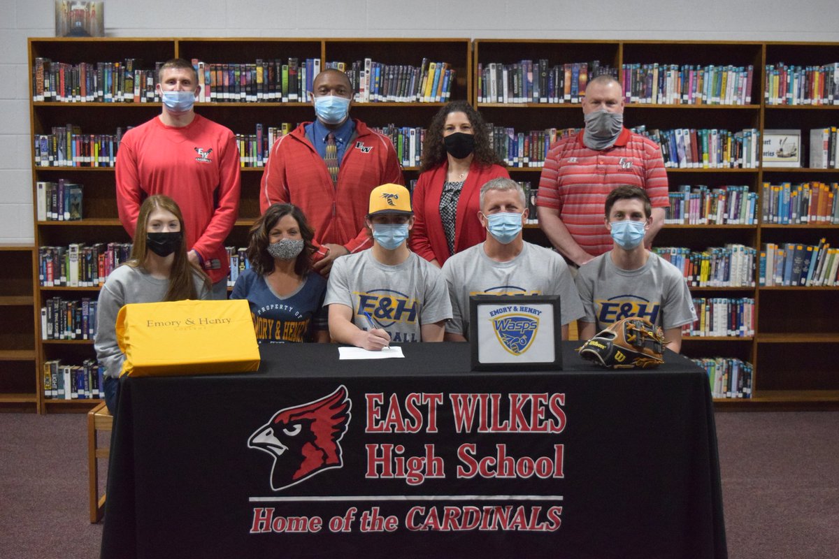 ewilkesbaseball's tweet photo. Exciting day for @TrentonRhodes2 and our baseball program! Congrats and best wishes at @EHCBaseball! #DTRT https://t.co/WJldrvtwEb