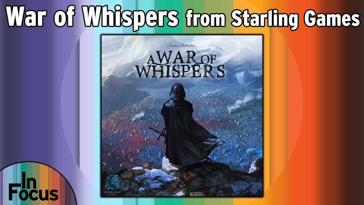 BoardGameGeek's tweet image. Take a closer look at "A War of Whispers" - In Focus! from designer @jerdude and published by @StarlingGames. This episode is presented by Nick Murphy and sponsored by @StarlingGames.—Lincoln #BGGInFocus buff.ly/3d24l1b