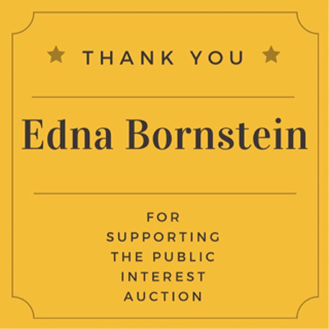 Come bid on a sterling silver and topaz bracelet generously donated by Edna Bornstein. The Public Interest Auction is TOMORROW. Don't miss out and register at bit.ly/SjPIA. See you all there!