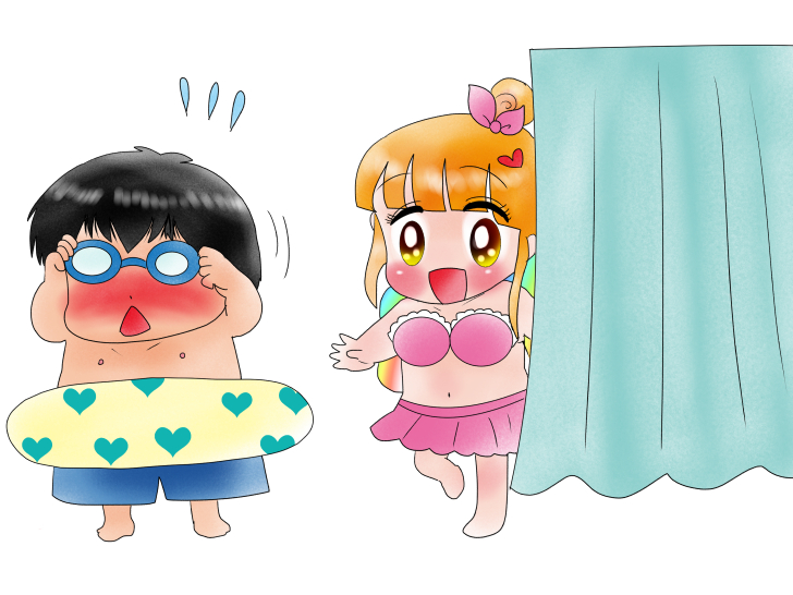 #見た人も無言でちびキャラを貼る 