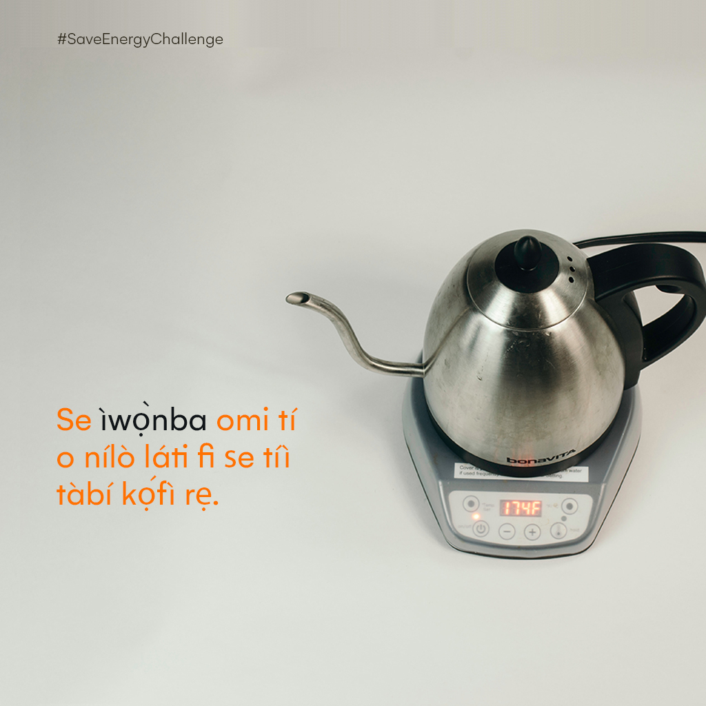 Horllad_Josh's tweet photo. On today's episode of Energy Saving.
Nini iwa ti o tọ si lilo ina mọ̀nàmọ́ná le ṣe iranlọwọ fun wa lati ṣaṣeyọri eto-ọrọ alagbero diẹ sii 💚🏡
#SaveEnergyChallenge #ClimateChange #SDG7 #EnergySaving https://t.co/hXpVuAbF4J