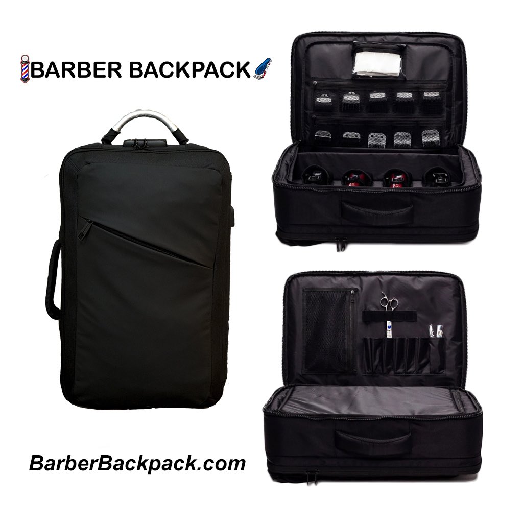 barberbackpack_'s tweet photo. #1 Rated Barber Bag in the game! The ultimate way to transport your barber clippers, shears, and other valuable tools!
ORDER NOW at: https://t.co/1HpHhxujGy
#barbers #barberworld #barbernation #barbershop #barberbackpack #barberbag #quality #celebritybarbers #studentbarber https://t.co/YqFO5xM9h9