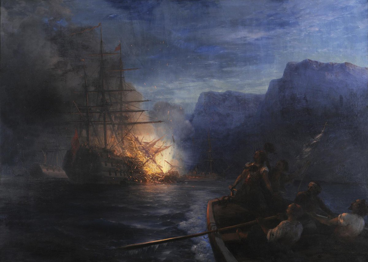 ILoveGreecegr's tweet photo. Αϊβαζόφσκυ Ιβάν (1817-1900)
"Η πυρπόληση της τουρκικής ναυαρχίδας από τον Κανάρη "
#1821ελλας2021 #Ελλαδα2021 #200χρονια #25ηΜαρτιου #Επανασταση1821 #Greece2021 #Greece200years #GreekIndependenceDay 🇬🇷 https://t.co/yyHYyJgYkh