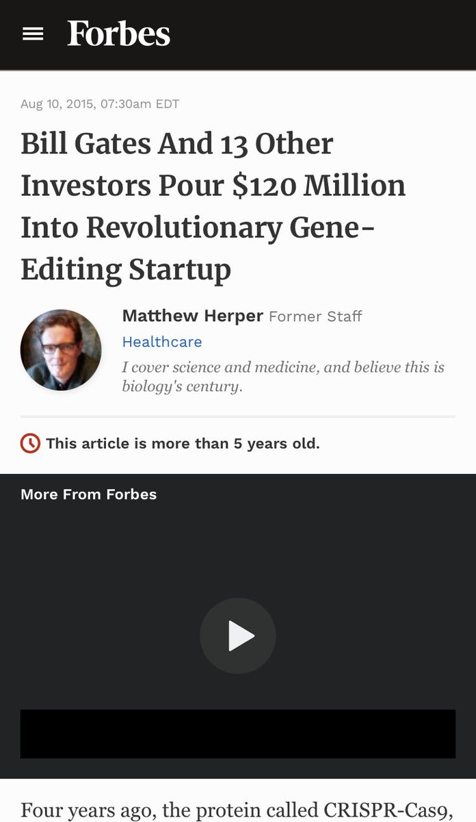  https://www.forbes.com/sites/matthewherper/2015/08/10/bill-gates-and-13-other-investors-pour-120-million-into-revolutionary-gene-editing-startup/