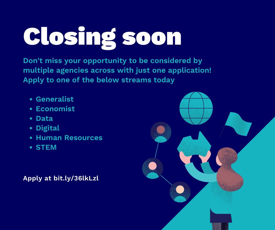 The Australian Government Graduate Program is open for applications!

Help shape Australia’s future. Apply directly or through an APS professional and specialist streams: STEM, Economists, Data &amp; Digital. 

Go to apsjobs.gov.au/s/graduate-por… to learn more &amp; apply. #STEMcareers #IMNIS