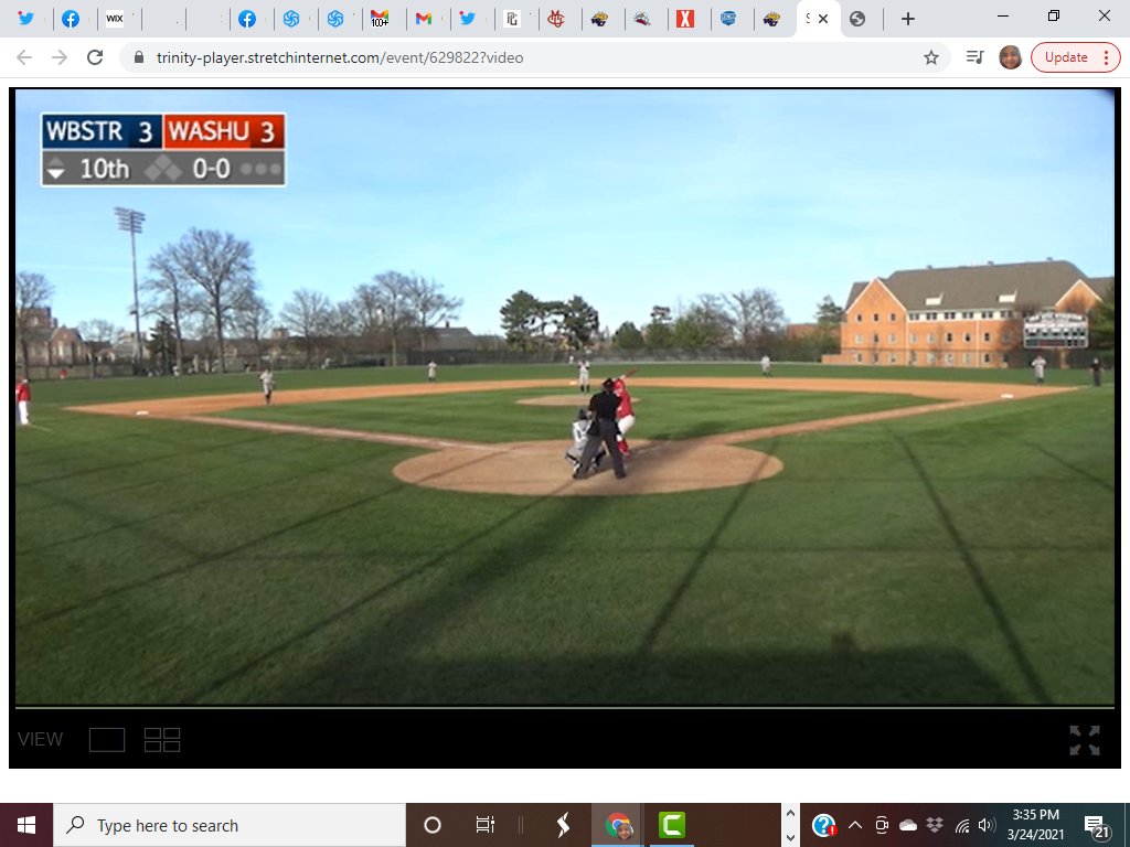 Birchprospects's tweet photo. Barn Burner Going On In St Louis Between Top 5 D3's- Wash Univ Vs Webster Univ..#AlekElges On the Bump And #RJLaRocco Behind the Dish For Webster! https://t.co/lwviYsyuWD