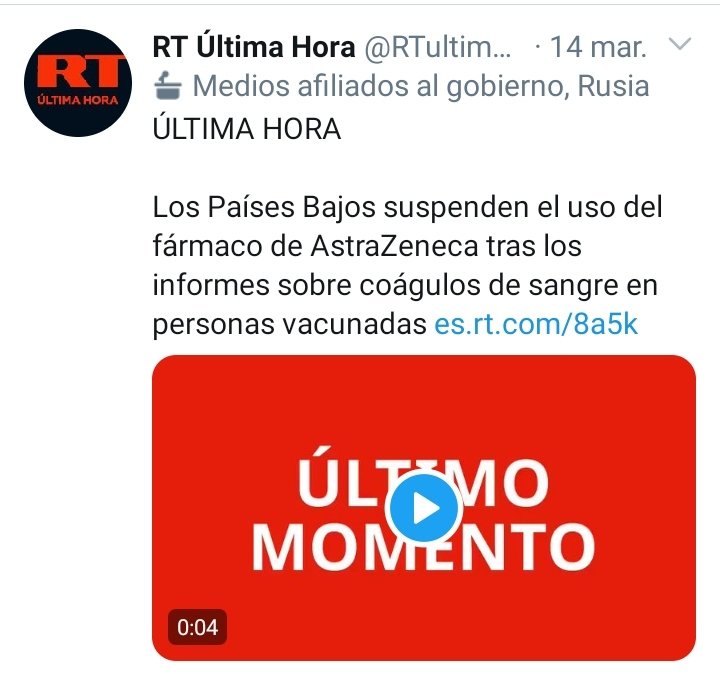 RicardoInterni1's tweet photo. Con estos antecedentes, que Venezuela no permita que ingresé a nuestro país la vacuna AstraZeneca, es un acto de soberanía Sanitaria. https://t.co/cRELGn3LHX