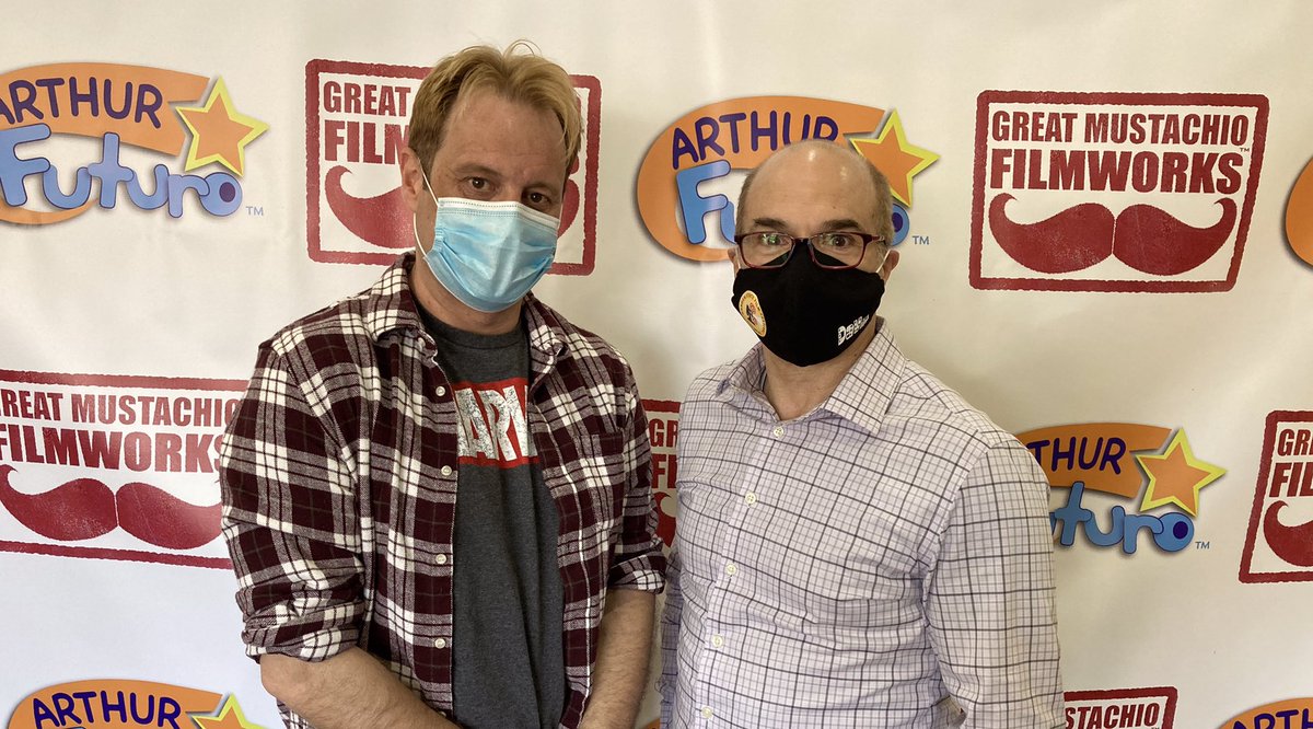 DWSchoner's tweet photo. How great was this❓❓

@IBindYouNancy &amp; I attended the @GardenStateFilm screening of @ArthurFuturoTV IN PERSON at Cranford Theatre in @visitcranford!

AND...AND...

we attended with our Casting Director @EdBergtold &amp; @AmyMetroka who plays role of Ms. Beez.

(Photos Ed Bergtold) https://t.co/fwIGudoEHT