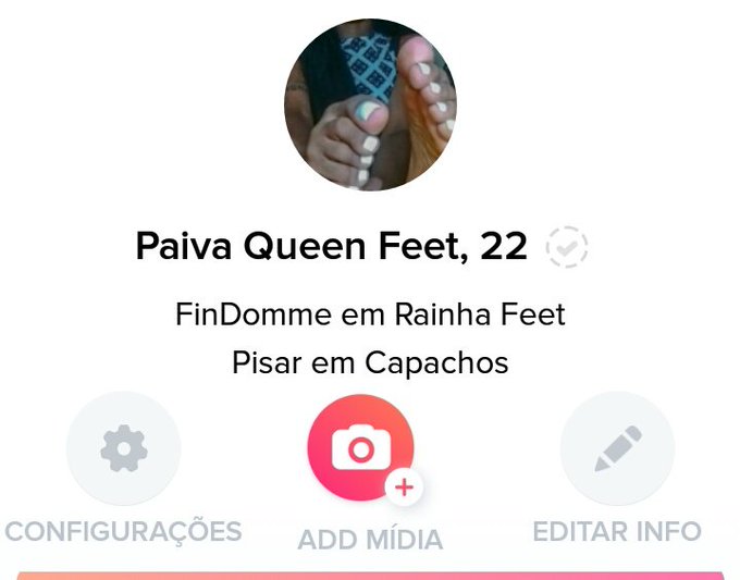 At&eacute; no tinder j&aacute; estou 😂👑👣 #goddess #rainhadomme #queenfeet #findomgodess #tinder https://t.co/X7VVr<a href="/tag/goddess"class="tags">#goddess</a><a href="/tag/rainhadomme"class="tags">#rainhadomme</a><a href="/tag/tinder"class="tags"><span>#tinder</span></a><a href="/tag/findomgodess"class="tags"><span>#findomgodess</span></a><a href="/tag/queenfeet"class="tags"><span>#queenfeet</span></a>