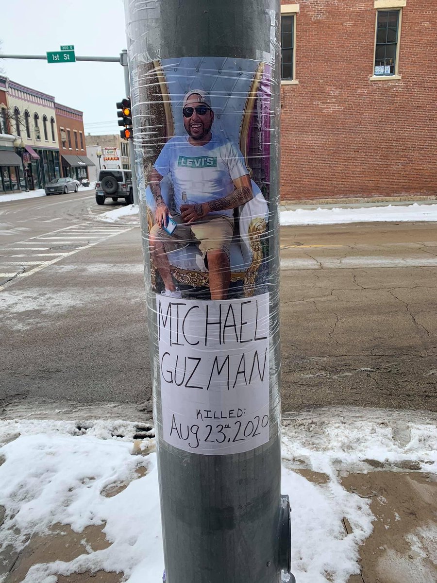 ObeyTheRabbit's tweet photo. Mikey Guzman, age 35; ran over by Officer Sawyer Kurth of the South Beloit IL police on August 23rd, 2020
In January his death was labeled as justified, and the dash cam footage had yet to be released 
#rockfordil #jm30 #justiciapaMikey https://t.co/HReCOwEpgI