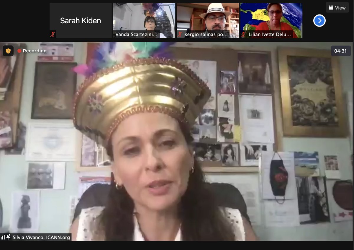 MsKiden's tweet photo. Thank you #LACRALO for organising such a lovely virtual social event #ALAC70 #AFRALO #ICANN70 https://t.co/Z0fanDL5aM