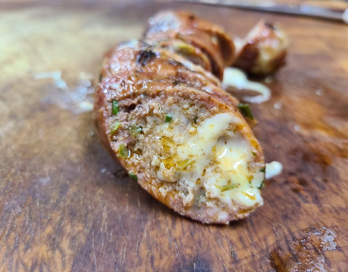 We've got a brand new sausage for you tomorrow! We took our taco sausage and kicked it up with some poblanos and asadero cheese! This might be one of the best sausages we've made so make sure you come give it a try!