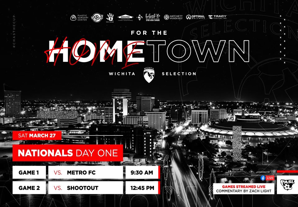 WSelection's tweet photo. The Official Schedule for the 2021 Premier Arena Soccer League National tournament!! First game is at 9:30 am vs Metro Louisville FC and game 2 is at 12:45pm vs Austin Shootout this Saturday March 27th!! 
 #ForTheHomeTown #ChaseTheCup
📷: @csdesigns_ https://t.co/GrIR1S2U23