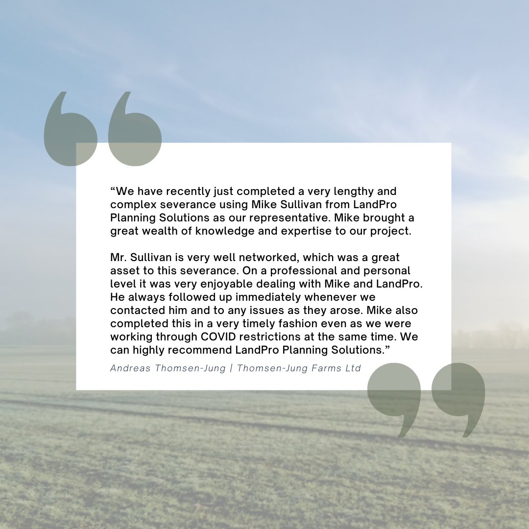 LandproPlanning's tweet photo. Thank you Andreas Thomsen-Jung from Thomsen-Jung Farms LTD for your kind words. It was a pleasure to work with you and your team

#landdeveloper #hamiltondeveloper https://t.co/yzuueIHwSJ