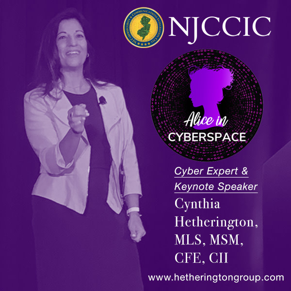 HetheringtonGrp's tweet photo. Check out @NJCybersecurity & hear Cynthia's keynote from the live event on Feb 17 & 24 for #AliceInCyberspace 2021, a virtual event promoting women in #cybersecurity & featuring #cyber experts & pros at various #career levels! #codeQueens https://t.co/VEsScUqFdY https://t.co/Cvj9iG6TlV