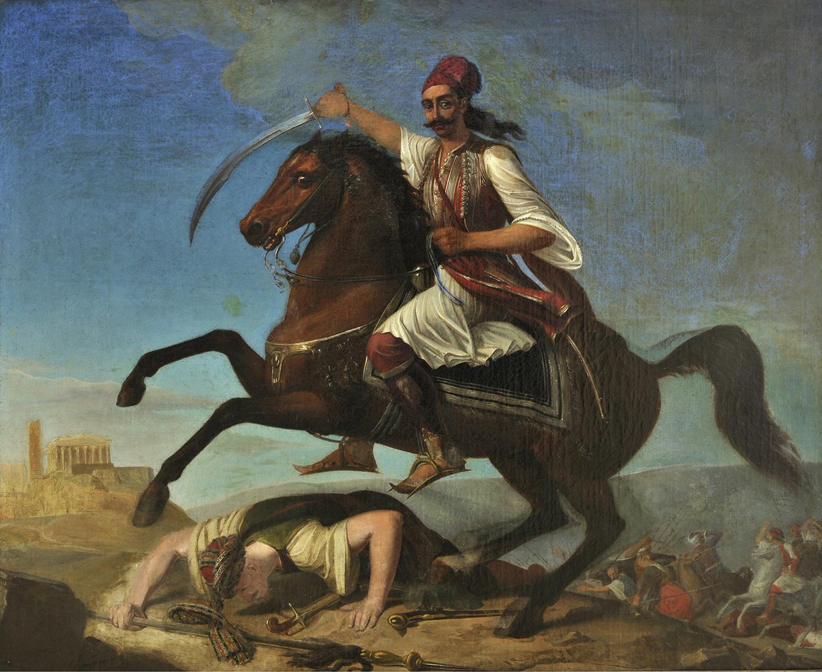 ILoveGreecegr's tweet photo. Γεώργιος Μαργαρίτης (1814-1884)
"Ο Γεώργιος Καραϊσκάκης ορμά έφιππος προς την Ακρόπολη "
#1821ελλας2021 #200χρονια #25ηΜαρτιου #Επανασταση1821 #Greece2021 #Greece200years #GreekIndependenceDay 🇬🇷 https://t.co/62rNACKYoh