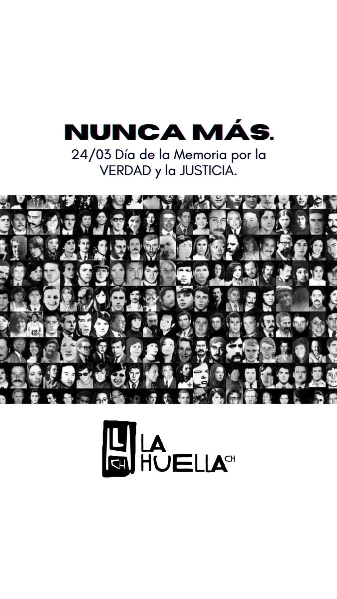 lahuellach's tweet photo. #24DeMarzo #NuncaMás https://t.co/W4Rf9THAFl
