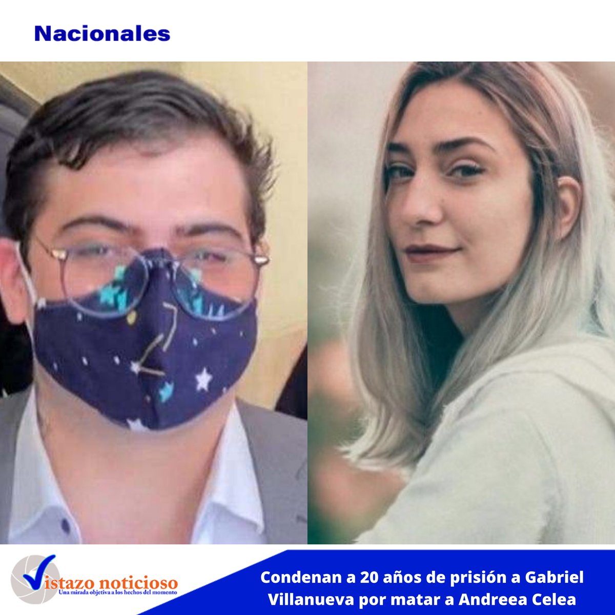 VistazoN's tweet photo. Los jueces del Segundo Tribunal Colegiado, del Palacio de Justicia de Ciudad Nueva, en el DN, condenaron a 20 años de prisión a Gabriel Villanueva al hallarlo culpable de la muerte de Andreea Celea, quien la lanzó de octavo piso de un hotel el 1 de sept del 2018.
#AndreeaCelea https://t.co/YvRuEzG7nA