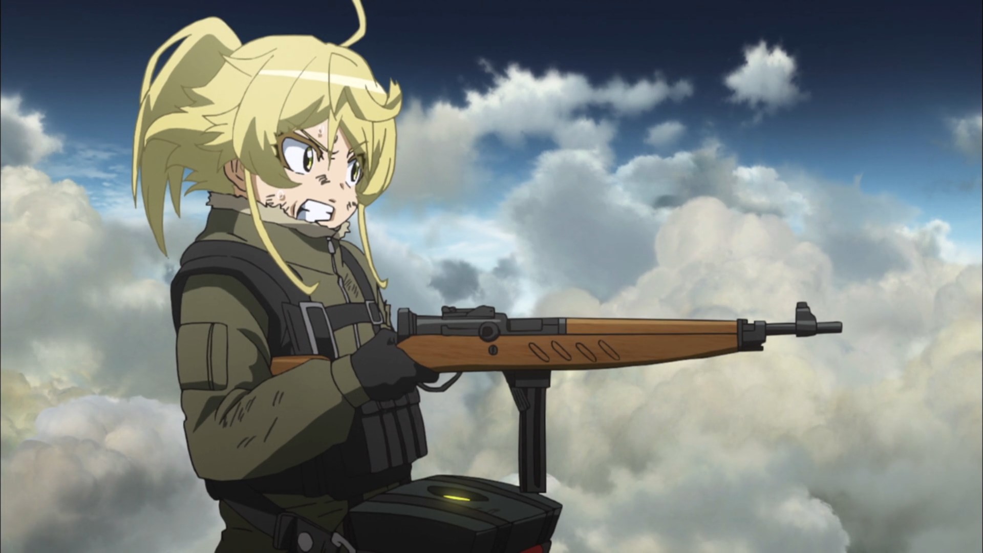 映画 ドラマ ゲームに出てくる武器紹介bot 投稿休止中 Sig Mkms 登場作品 劇場版 幼女戦記 レガドニア協商連合のアンソン スーが娘のメアリーからクリスマスに贈られた本銃を使用したが ターニャに奪われてその後は弾切れになるまで掃射された