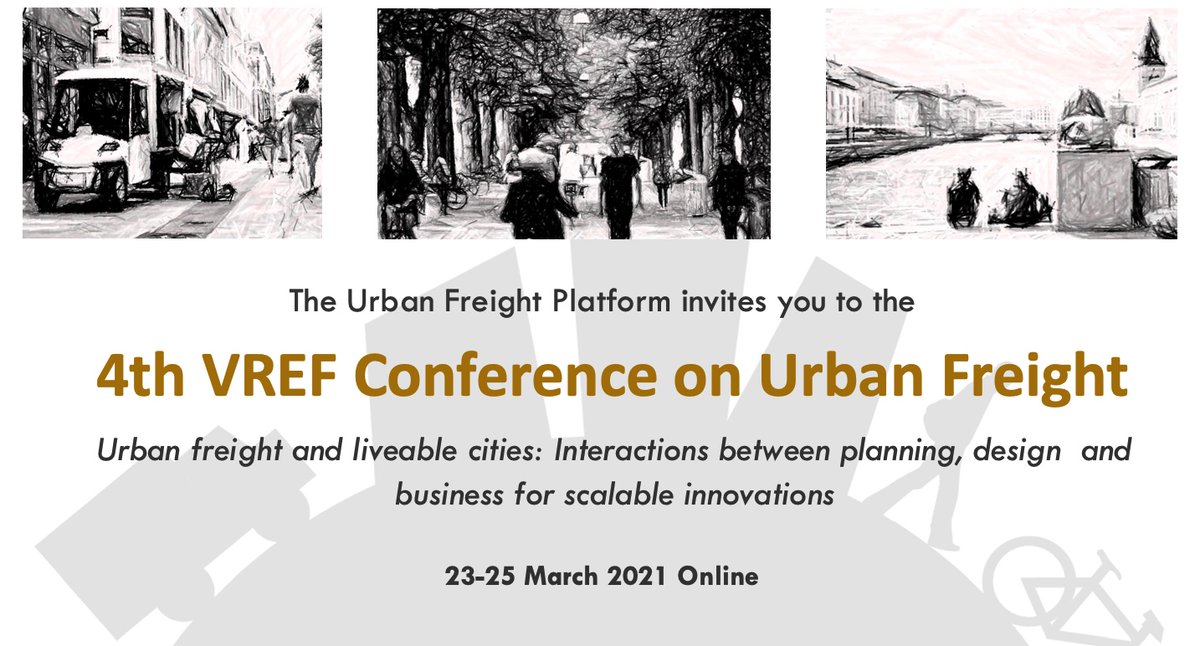 UWSupplyChain's tweet photo. Joining @chalmersuniv @ICLEI @goteborgsuni @vandasan84 @IvanCardenasUA @UFP_Gbg @POLISnetwork and others for the 4th VREF Conference on Urban Freight. See us on two sessions tomorrow: Curbside Management and Policy & Planning.
https://t.co/JPETHNZ78P #VREF #VREFConference https://t.co/hCsNqIAMZ9