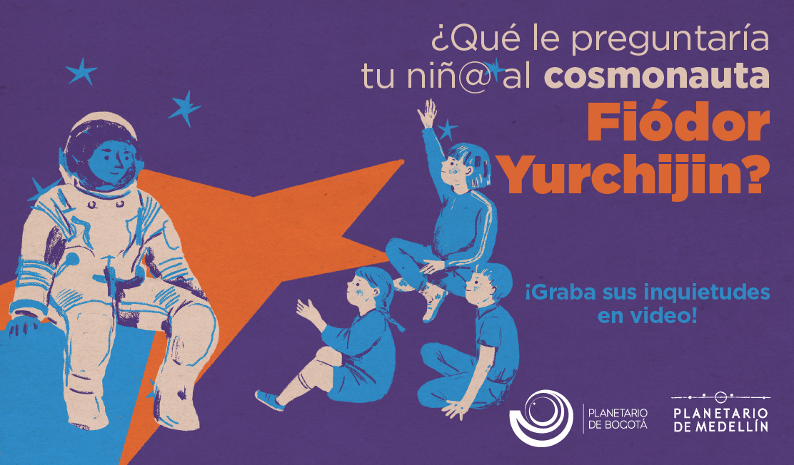 planetariobta's tweet photo. El día lunes 12 de abril a las 7:00 p.m.  durante el #FestivalDigitaldeAstronomía, el cosmonauta Fiódor Yurchijin, que ha participado en tres misiones espaciales y ha visitado la ISS en varias ocasiones, responderá las preguntas de niñxs amantes del espacio. 👩🏻‍🚀

Sigue 👇 https://t.co/rGlZT9Id9E