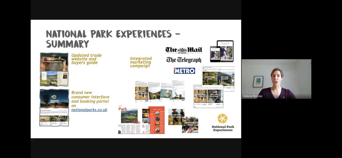 DanJamesENPA's tweet image. It was great this morning to be part of the final webinar of the National Park Experiences project. So much achieved with 70+ immersive experiences that tell the stories of our incredible @uknationalparks landscapes presented to the international travel trade and UK consumers.