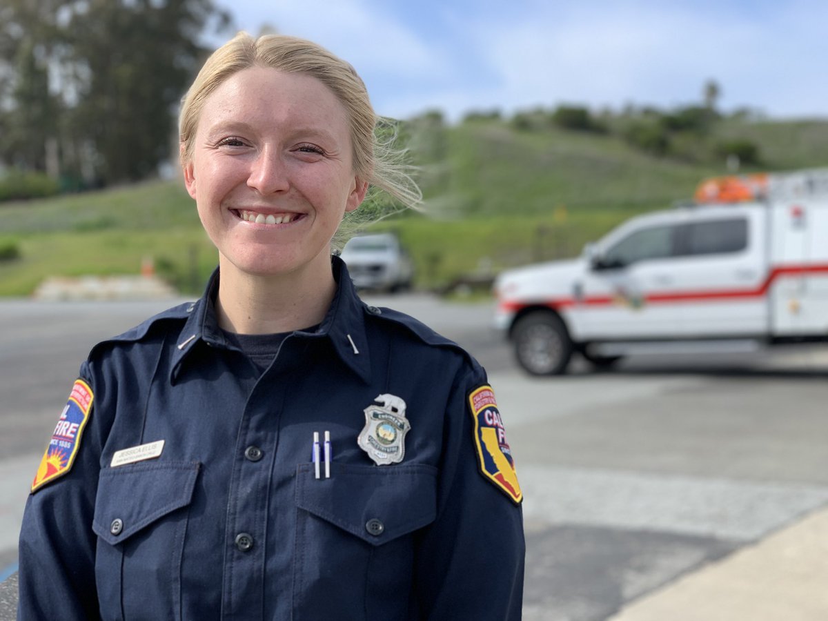 Jessica Ellis loves being a San Mateo County firefighter! She’s living her childhood dream, every day is a new adventure, and she’s just “one of the guys!” Jessica is a really awesome person and we’re celebrating her spirit and strength on #WomensHistoryMonth
