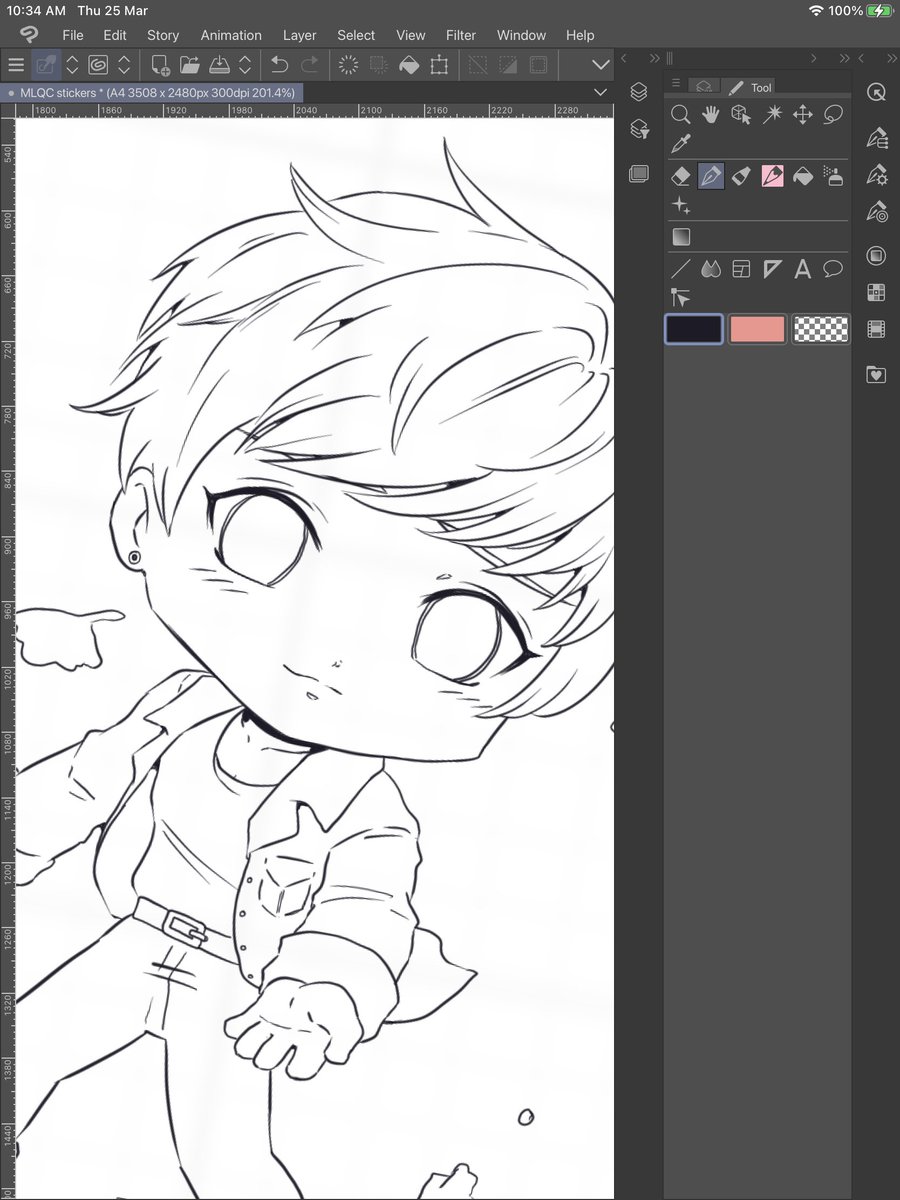 I'm honestly having so much fun designing these MLQC stickers! Gavin's sweet smile gives me serotonin 🥰❤️ 