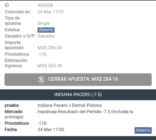 betoraspicks's tweet photo. Hoy ganan #Pacers https://t.co/4wseBf2al3